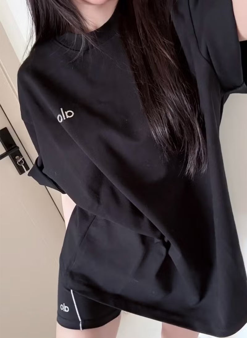 ألو قميص ألو الفضفاض للرجال والنساء، صيفي بأكمام قصيرة - Image 2