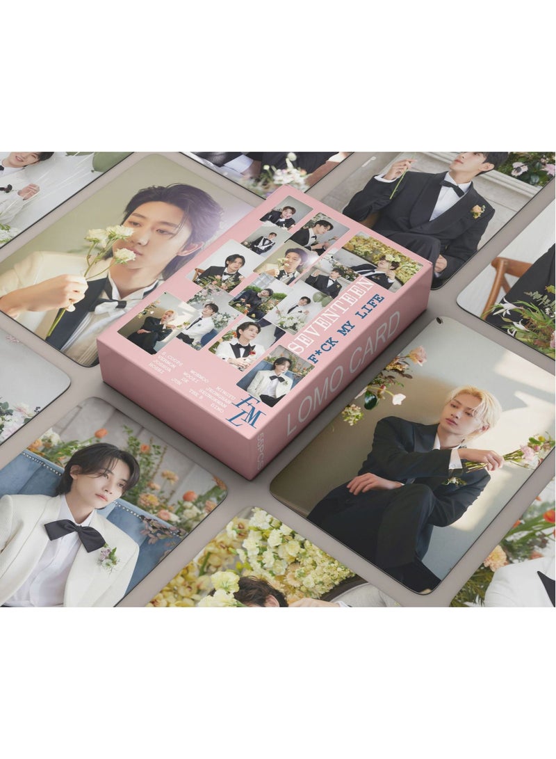 Generic Seventeen 2023 New Album F*CK MY LIFE Lomo Card 55Pcs  - Image 1