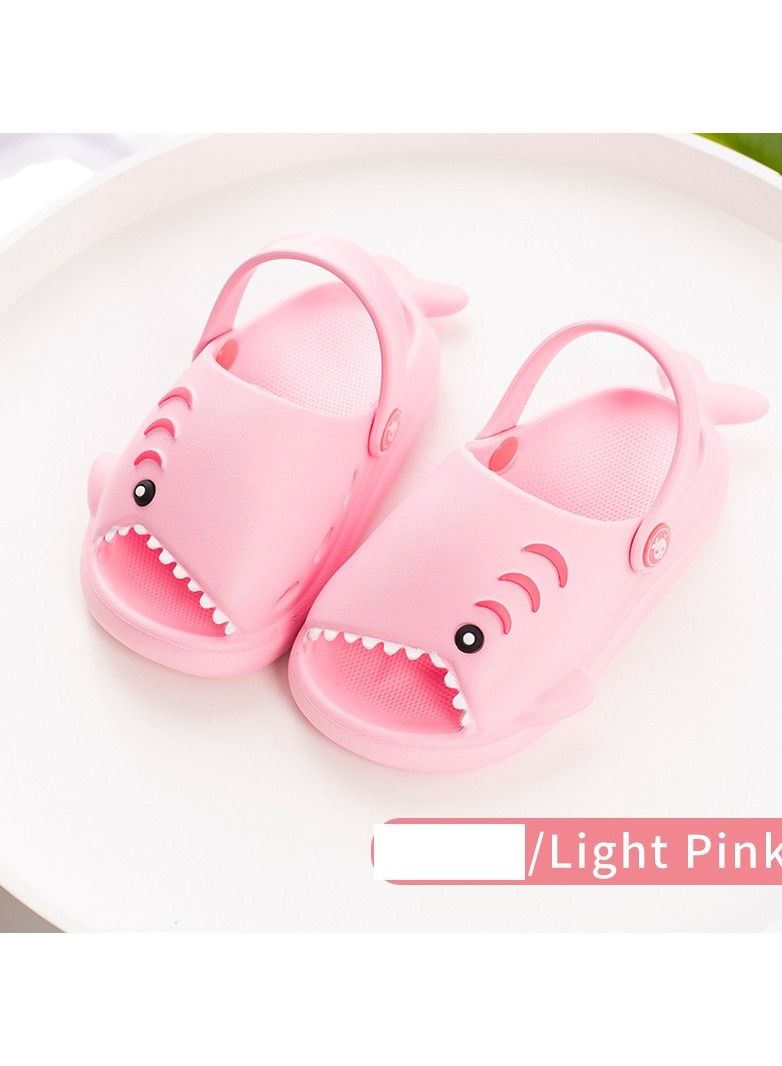 Loquat Lightweight Anti Slip Cartoon Shark Slippers - Image 1