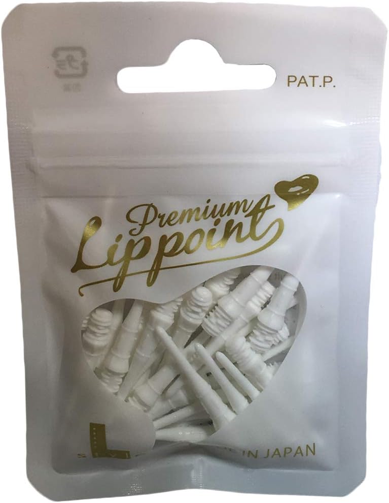 Premium Lippoint – White – 30 Count – Regular Length – Soft Tip Points – 2BA Thread