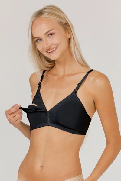 Par Lingerie Pl Nursing Bra Black