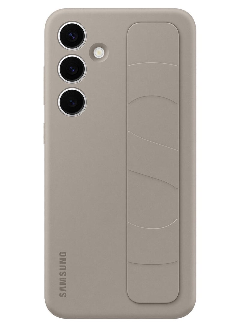 سامسونج حافظة بمقبض واقف لهاتف Galaxy S24+، رمادي داكن - Image 1