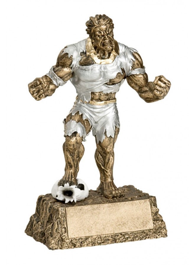Decade Awards Decade Awards Unleash The Beast: The Extraordinary Soccer Monster Trophy from A Towering 6.75 Inches of Triumph! - Engraved Plate on Request - Image 1