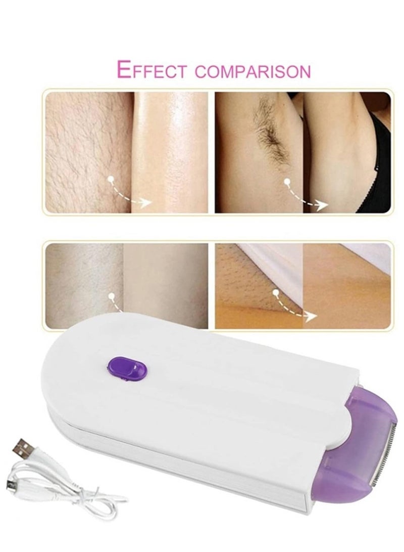 Silky Smooth Laser Rechargeable Epilator - Painless Hair Removal for Women, Perfect for Face and Body - Image 4