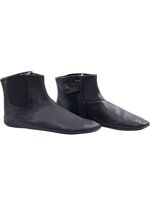 Deri Mest Sheepskin Zippered Elastic Inside Miflon
