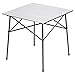 Portal Lightweight Aluminum Folding Square Table Roll Up Top 4 People Compact Table with Carry Bag for Camping Picnic Backyards BBQ Silver - Image 3