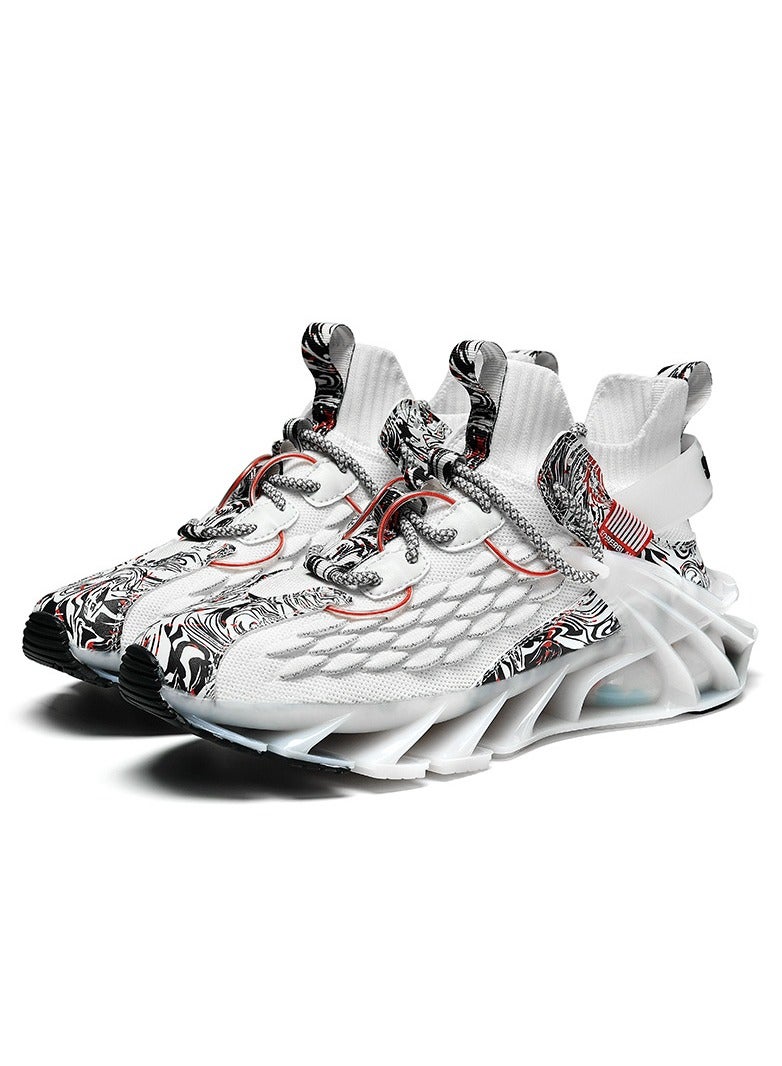 KUYING New Beacon Blade Sole Flyknit Sports Shoes