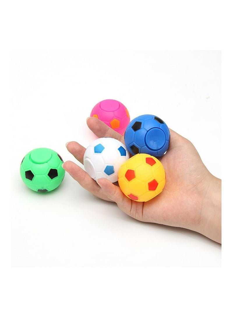 20Pcs Fidget Spinners Soccer Ball Toys for Kids, Mini Soccer Party Favors Goodie Bag Stuffers, Rotatable Soccer Finger Stress Balls for Classroom Prizes - Image 2