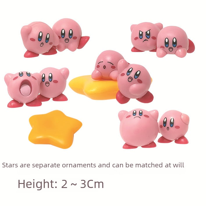 Star Kabi doll Nintendo peripheral Kabi hand-made blind box game Cartoon gift Healing Series car decoration(Star Card bi Jenga box) - Image 2