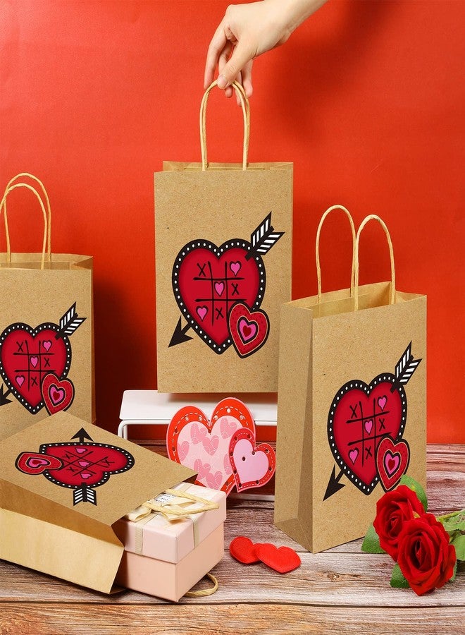 Funrous 36 Pack Valentine's Day Paper Gift Bags with Handle Valentines Candy Bags, Goodie Bags Valentine's Day Party Favors for Funny Gift Exchange Novelty Giving Wrapping - Image 4