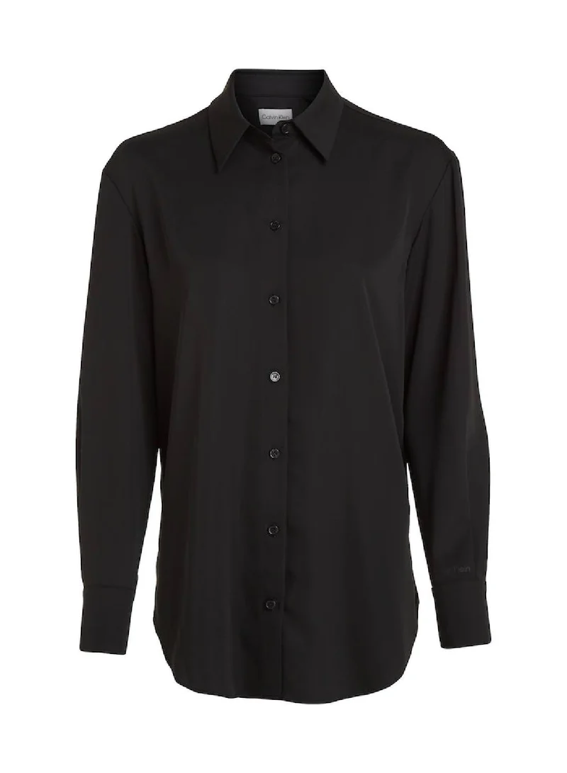 CALVIN KLEIN Relaxed Crepe Shirt