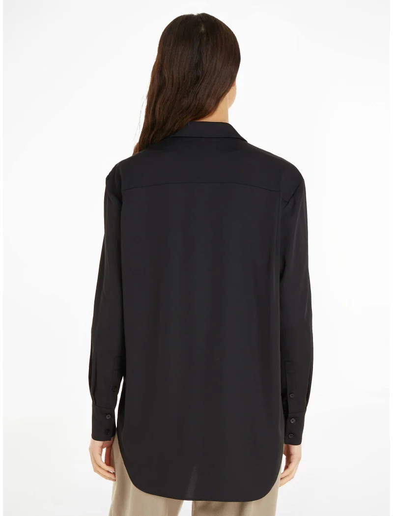 CALVIN KLEIN Relaxed Crepe Shirt