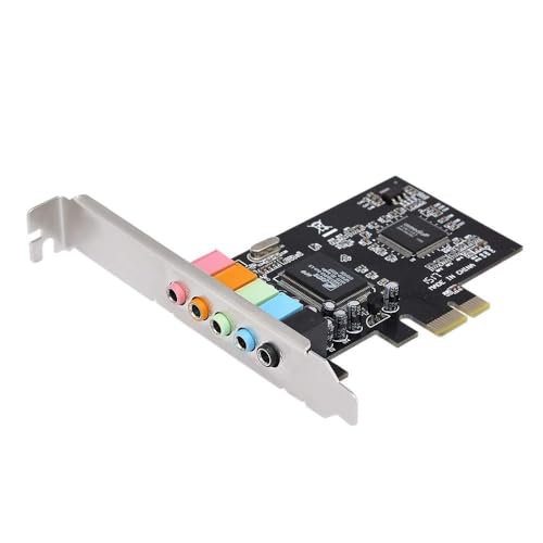 Tobo PCIe 5.1 Internal Sound Card for PC Windows 10 with Low Profile Bracket, 3D Stereo PCI-e Audio Card, CMI8738 Chip 32/64 Bit Sound Card PCI Express Adapter TD-749PC - Image 1