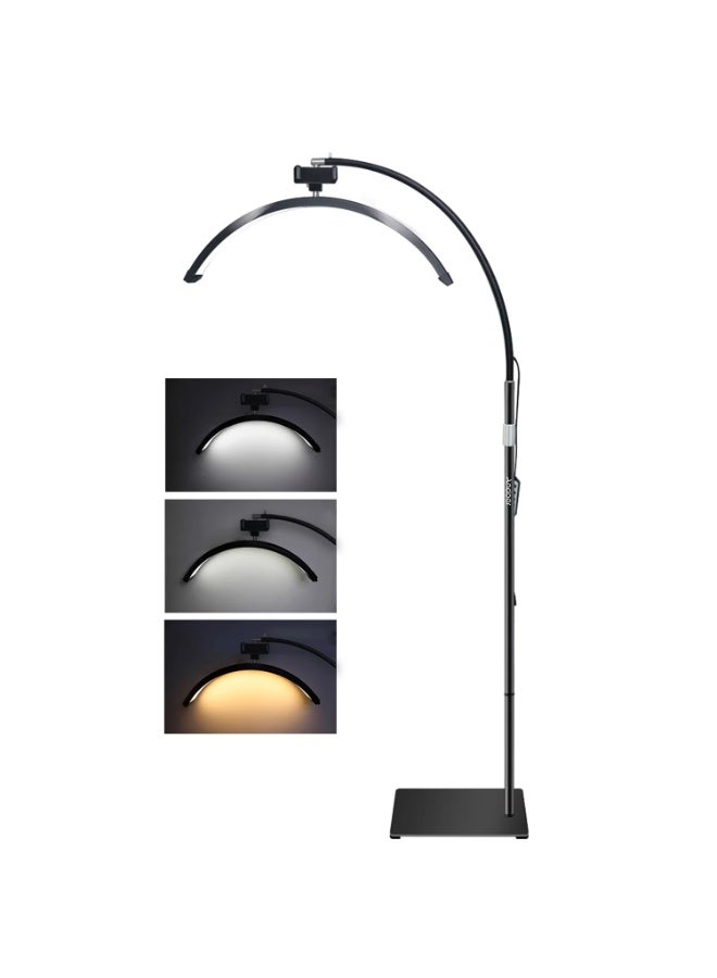 جينرال برو كشاف إضاءة هاف مون LED GenPro HD-M60X – 36 واط، درجة حرارة لون 2700K–7500K، مع ستاند معدني 1.8 متر - Image 3