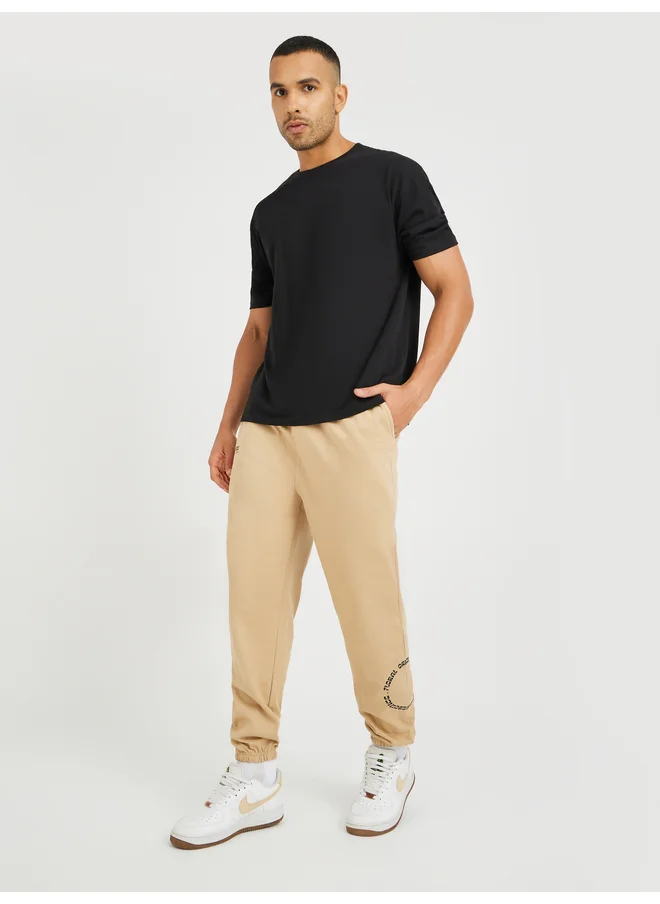 Styli Styli Printed Oversized Jogger with Drawstring