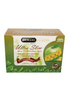 Ultra Slim Ultra Slim tea, green tea with green apple, 12 bags 