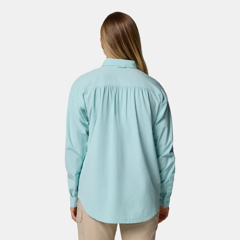 Columbia Green Women's Boundless Trek II Hiking Shirt for Women | Best Price UAE