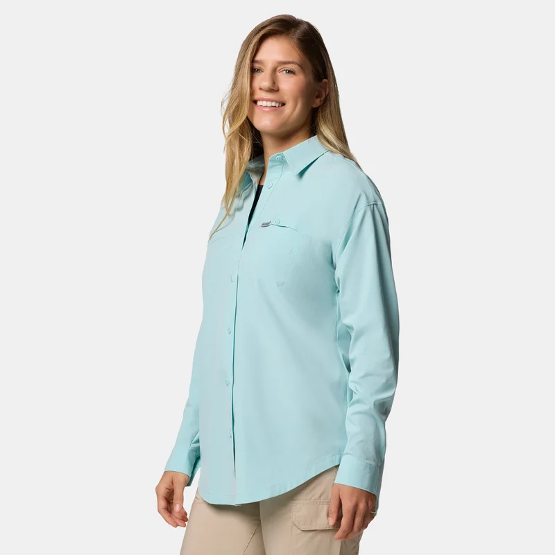 Columbia Green Women's Boundless Trek II Hiking Shirt for Women | Best Price UAE