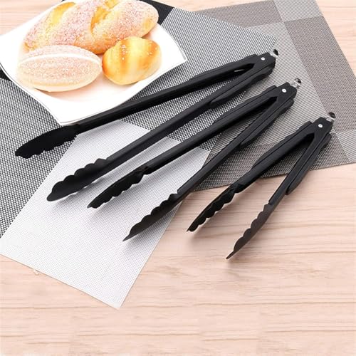 Yopple BBQ Cooking Tongs, Stainless Steel Food Tong, Heat-Resistant Grip, Multi-Purpose for Grill, Salad, Buffet, Kitchen & Outdoor Barbecue, Easy to Use - Image 5