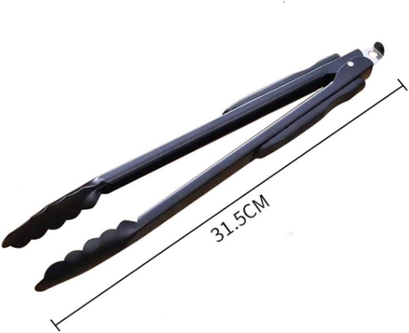 Yopple BBQ Cooking Tongs, Stainless Steel Food Tong, Heat-Resistant Grip, Multi-Purpose for Grill, Salad, Buffet, Kitchen & Outdoor Barbecue, Easy to Use - Image 4