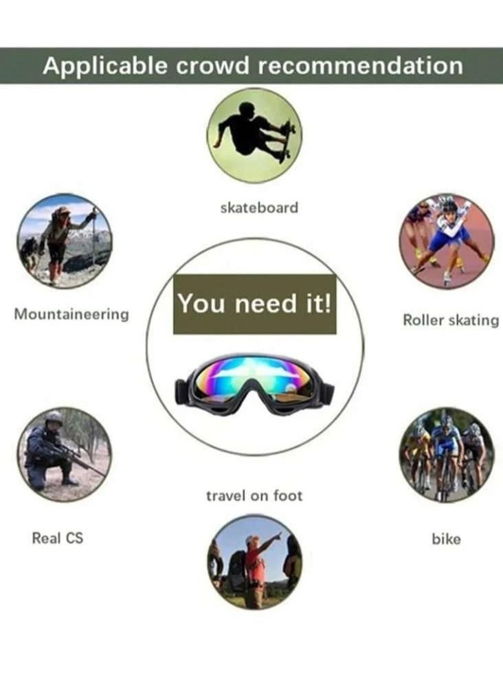 Generic Full Rim Motorcycle Goggles Safety Glasses  - Image 5