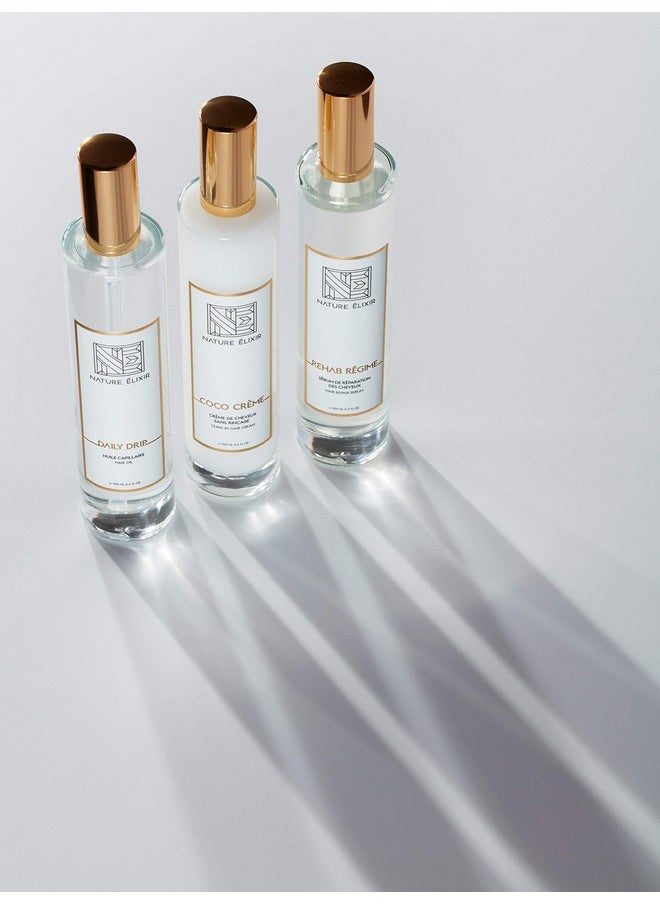 نايتشر إليكسير Nature Elixir COCO CRÈME - بلسم يُترك على الشعر للشعر المجعد، يُغذي الشعر ويرطبه - حليب الشعر، بلسم للشعر الناعم، بلسم يُترك على الشعر للشعر المجعد 1 3.4 أونصة 100 مل  - Image 5
