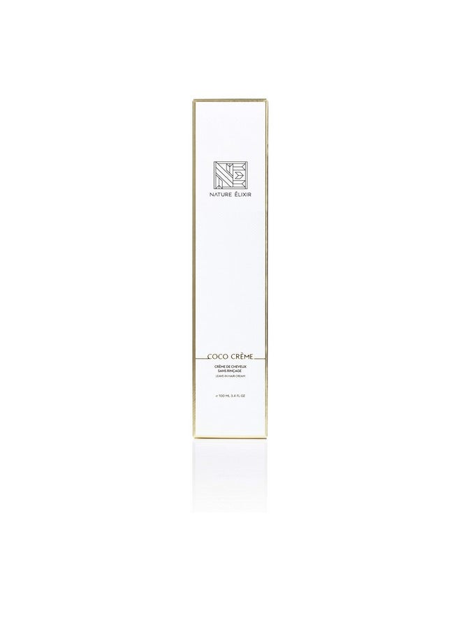 نايتشر إليكسير Nature Elixir COCO CRÈME - بلسم يُترك على الشعر للشعر المجعد، يُغذي الشعر ويرطبه - حليب الشعر، بلسم للشعر الناعم، بلسم يُترك على الشعر للشعر المجعد 1 3.4 أونصة 100 مل  - Image 4