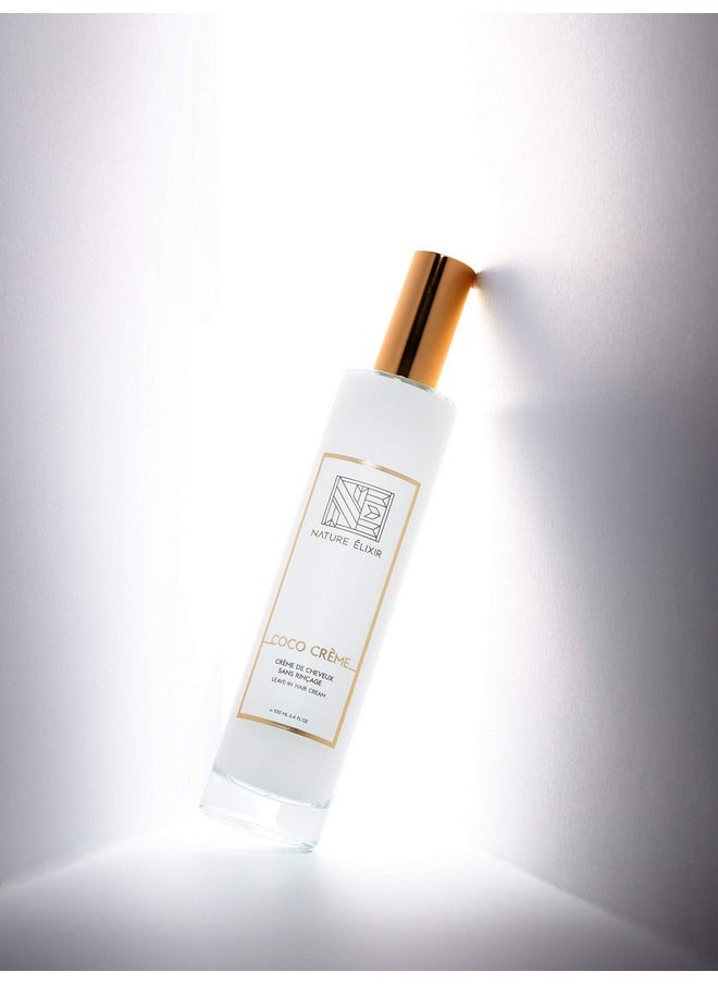 نايتشر إليكسير Nature Elixir COCO CRÈME - بلسم يُترك على الشعر للشعر المجعد، يُغذي الشعر ويرطبه - حليب الشعر، بلسم للشعر الناعم، بلسم يُترك على الشعر للشعر المجعد 1 3.4 أونصة 100 مل  - Image 2