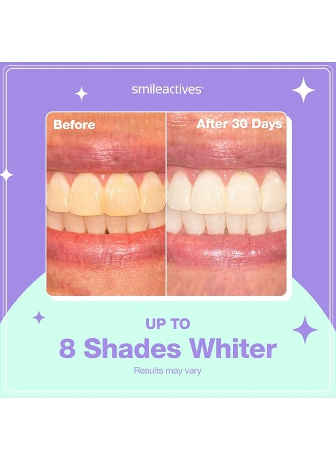 SmileActives Smileactives Teeth Whitening Gel - 1oz (Pack of 3) - Features Clinical-Grade Hydrogen Peroxide for Long Lasting White Teeth - Simply add to Toothpaste to Permanently Remove Coffee Stains & More!  - Image 3