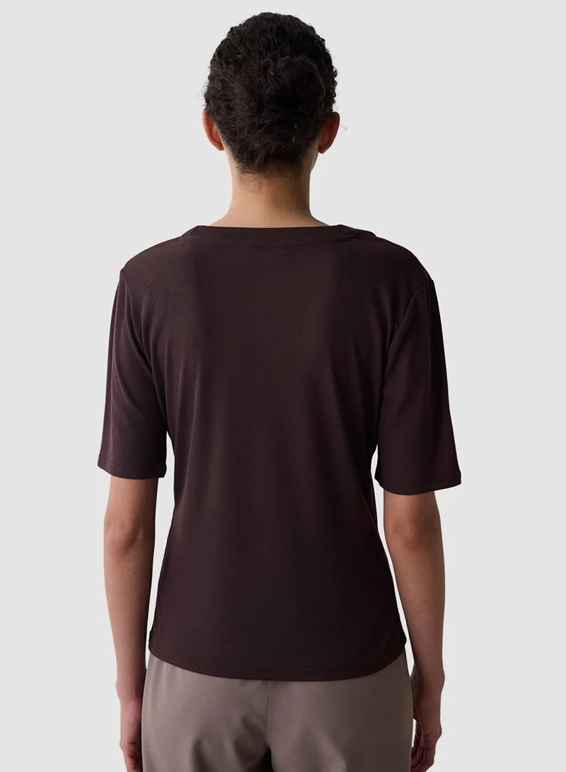 Penti V Neck Regular Fit Modal T-Shirt
