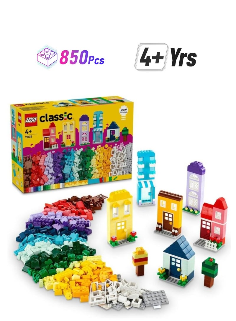 Lego Classic Creative Houses 11035 Building Blocks Toy Set (850 Pieces) - Image 1