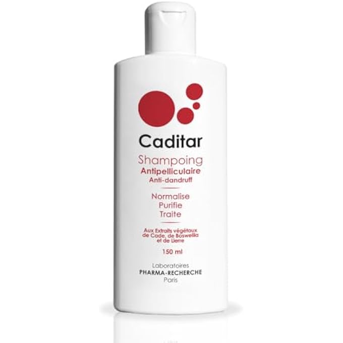 CADITAR ANTI-DANDRUFF SHAMPOO  150 ML BOTTLE  PARABENE, PHENOXYETHANOL AND SILICONE FREE  MADE IN FRANCE BY - Image 1