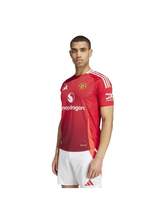 Adidas Adidas Mufc H Jsy Au Red Football Jerseys For Men Xs  - Image 4