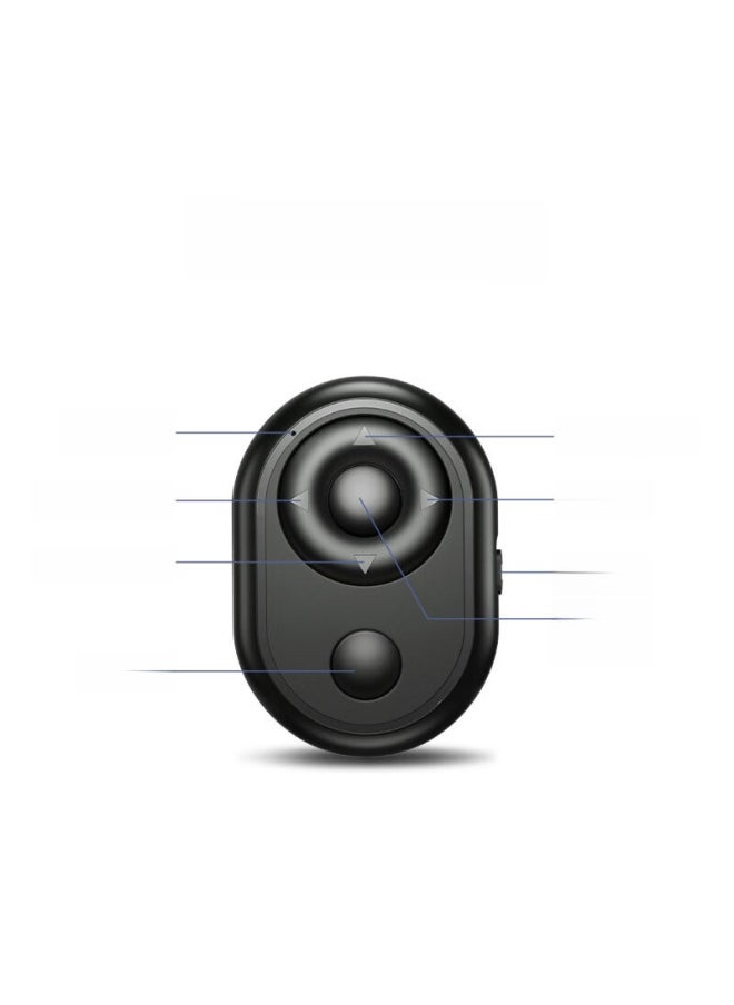 Shake Voice Bluetooth Remote Control Live Fast Hand Short Video Recording Remote Control Praise Novel Page Turning Remote Control Self-timer-Color:Black Tremolo (pearlescent Bag + Instruction) - Image 4