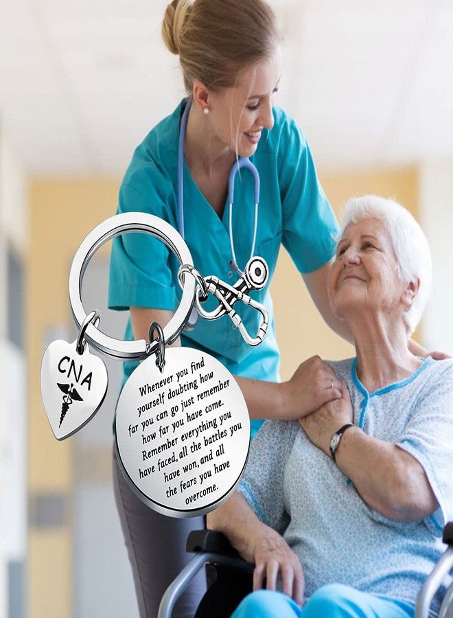 MAOFAED CNA Certified Nursing Assistant Gifts CNA Keychain Graduation Gifts for CNA Nurse whenever CNA - Image 3