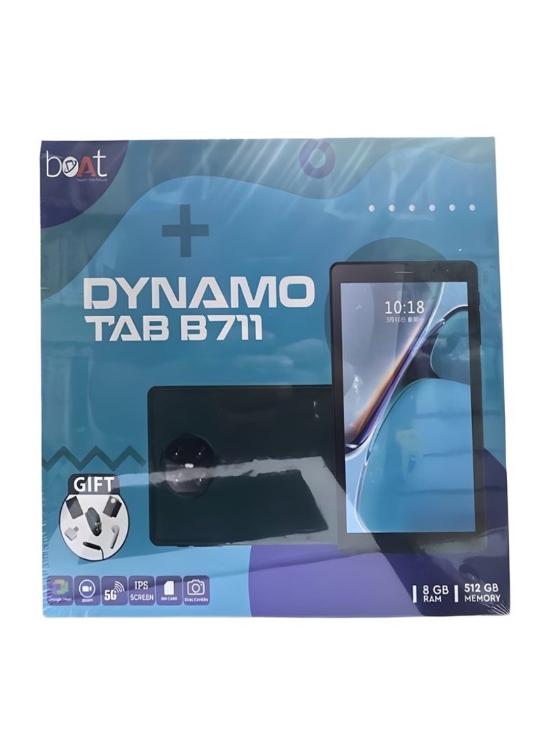 boAt Dynamo Tab B711 With 7-Inch IPS LCD Display - 8GB RAM 512GB Memory - 5000mAh Battery & 5G