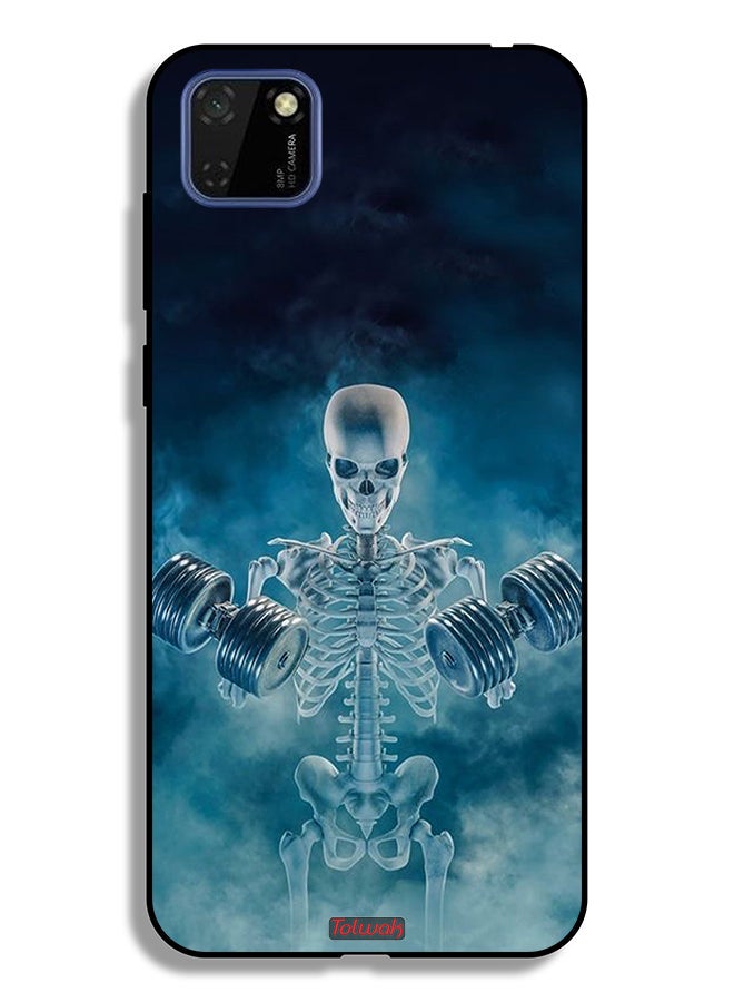 Tolwak Huawei Y5p Protective Case Cover No Pain No Gain Pose - Image 2