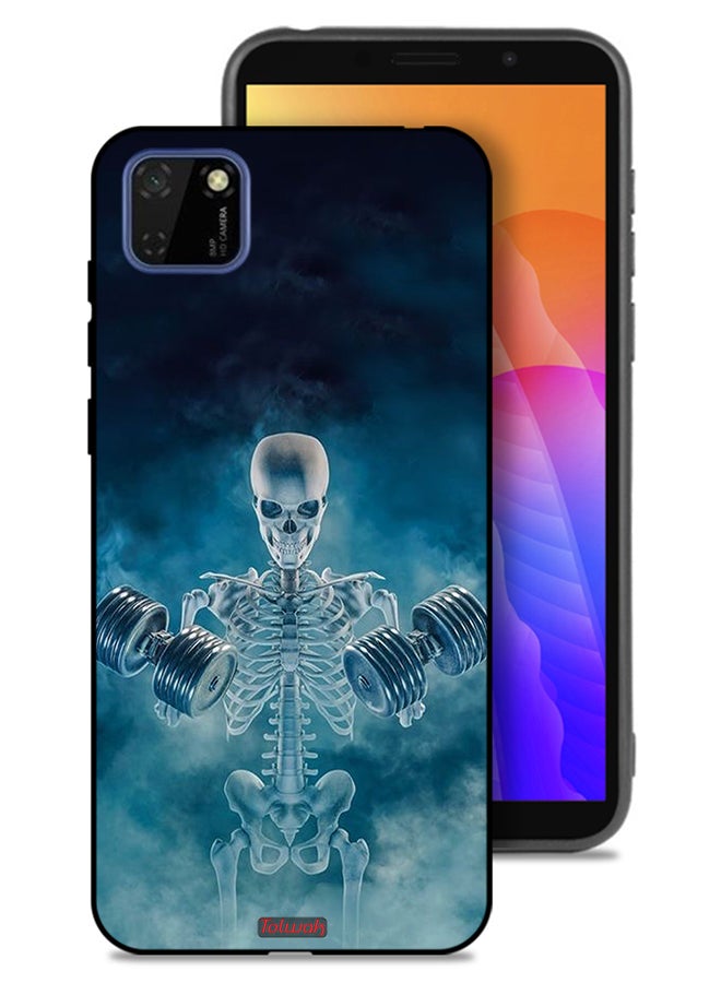 Tolwak Huawei Y5p Protective Case Cover No Pain No Gain Pose - Image 1