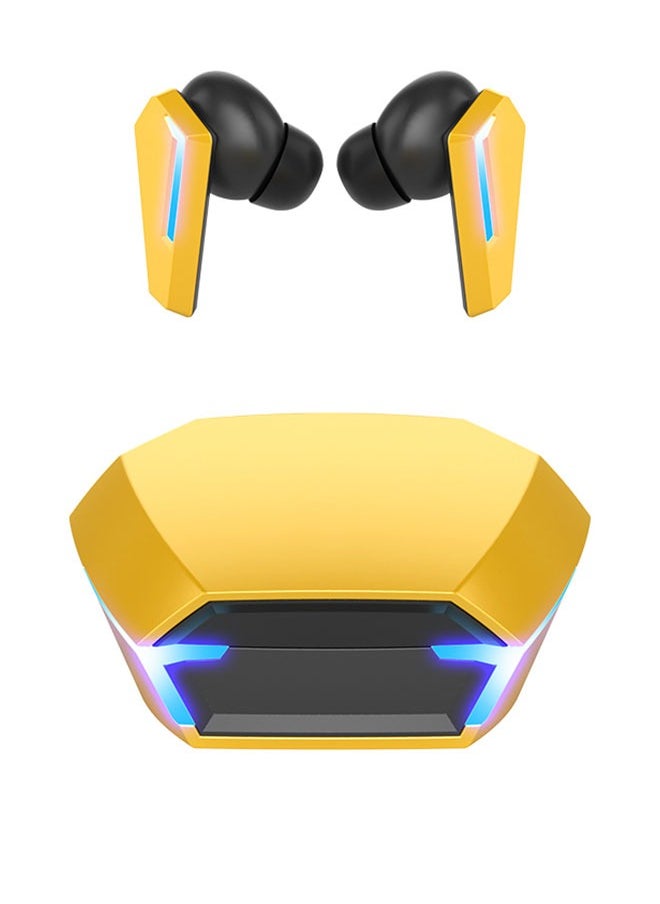 Generic - TWS Gaming Wireless Headset - Yellow - Image 1