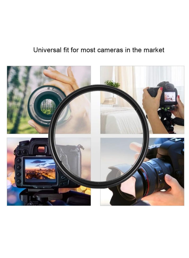 1pc Standard HD Close Up Lens Polarizing Filter Ultra-thin Lossless Polarizing Filter 3.8mm for Canon Sony Nikon Fuji DSLR Camera Lens 82mm