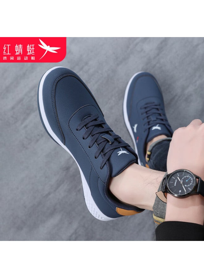 Red Dragonfly Men's Casual Shoes Autumn Low-top Sports Shoes Wear-resistant Outdoor Lightweight Travel Shoes Wxa150362 Dark Blue Size 40