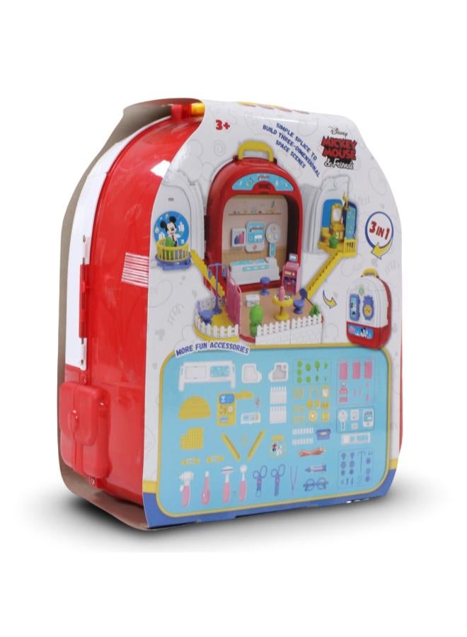 Mickey Mouse 3-in-1 Doctor Set – Medical Playset and Carry Case - Image 2
