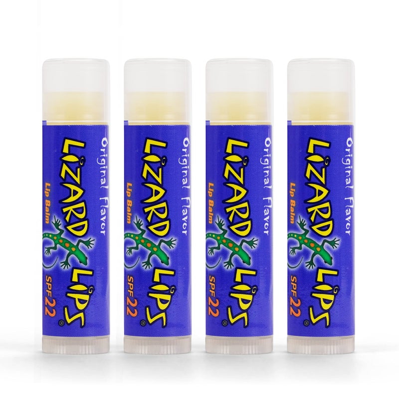 Lizard Lips SPF 22 Lip Balm - Original Vanilla 4 Pack (4) - Image 1
