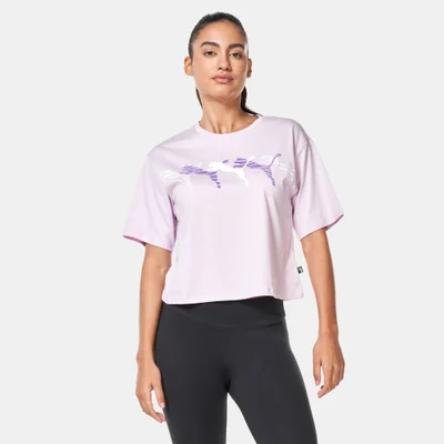 PUMA Women's Essential+ Logo Lab T-Shirt
