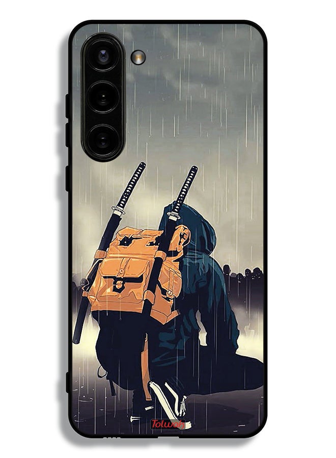 Tolwak Samsung Galaxy S23 5G Protective Case Cover Sword Samurai Digital Art - Image 3