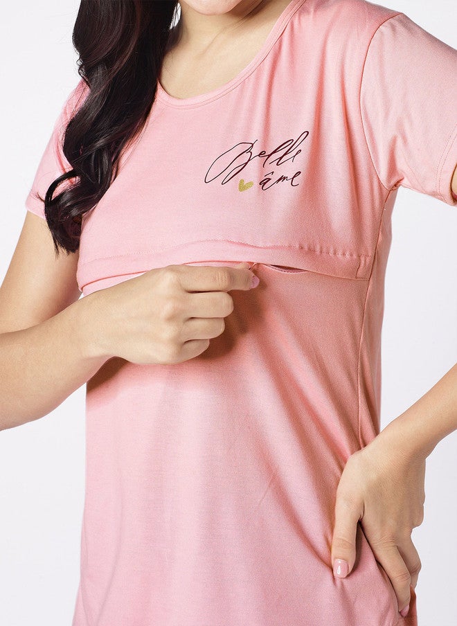 beebelle Women Solid Round Neck Cotton Top - Image 3