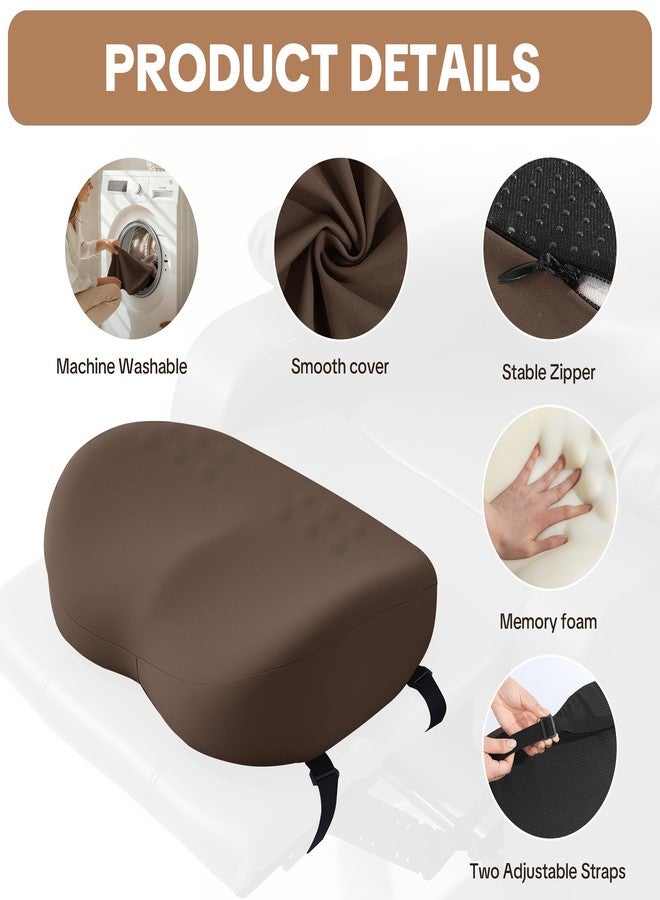 ROYALAY Recliner Foot Rest Cushion with Adjustable Strap, Memory Foam Recliner Leg Rest Pillow, Breathable Foot Pillow with Removable Cover, Recliners Accessories - Image 3