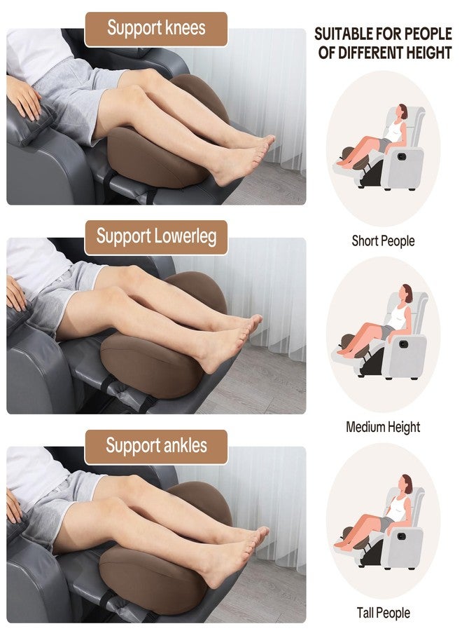 ROYALAY Recliner Foot Rest Cushion with Adjustable Strap, Memory Foam Recliner Leg Rest Pillow, Breathable Foot Pillow with Removable Cover, Recliners Accessories - Image 5