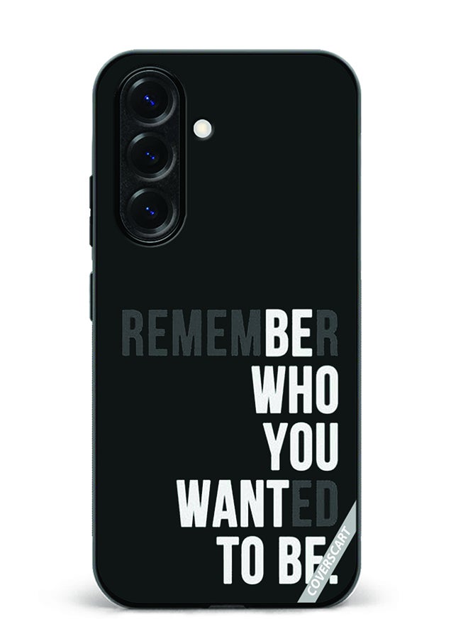 Protective Case Cover For Samsung Galaxy A56 Caption Design Black