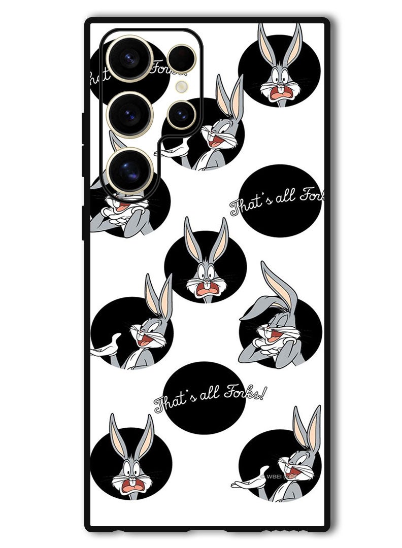 Theodor Protective Case Anti Scratch Shock Proof Bumper Cover For Samsung Galaxy S24 Ultra Bugs Bunny (3) - Image 1